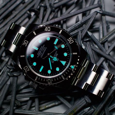 rolex datejust glow in the dark|rolex chromalight vs glow green.